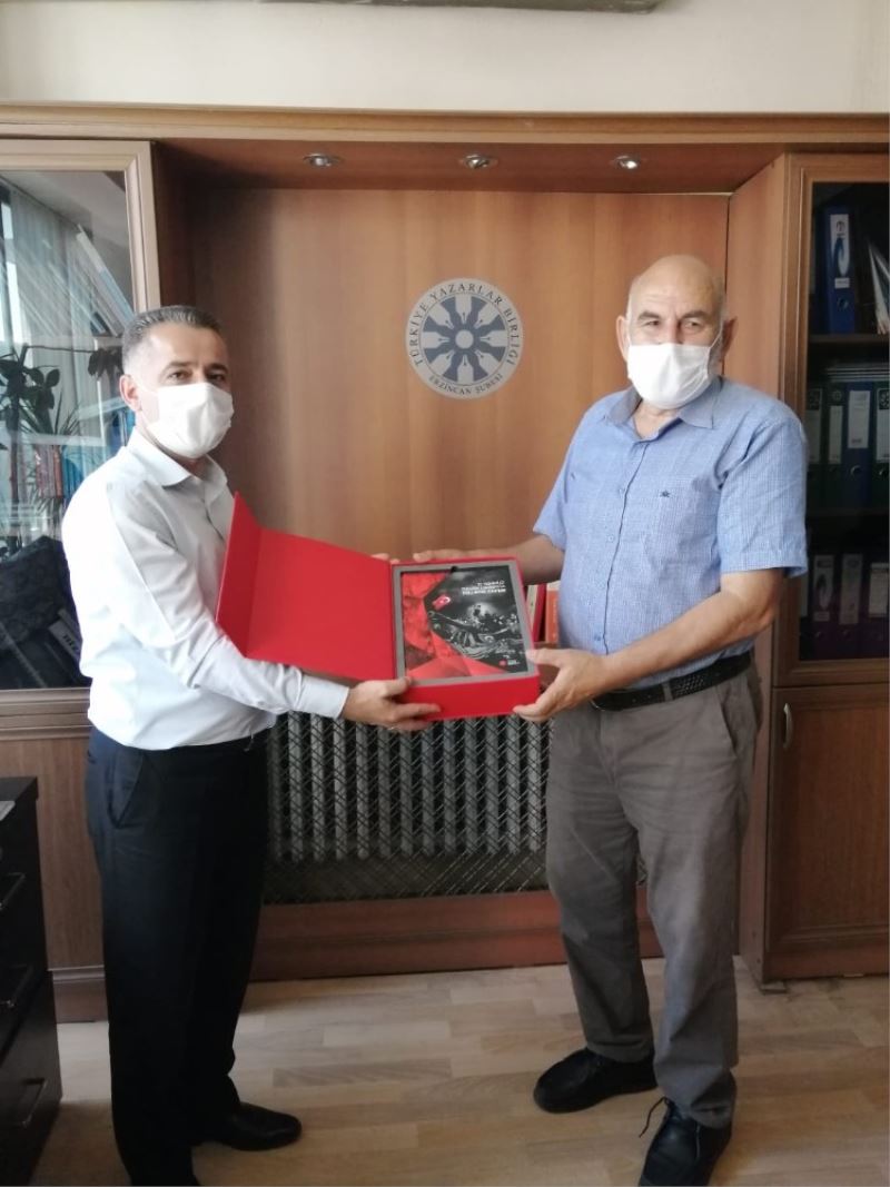 Cumhurbaşkanlığı İletişim Başkanlığı Erzincan Bölge Müdürü Tekin’den TYB’ye ziyaret
