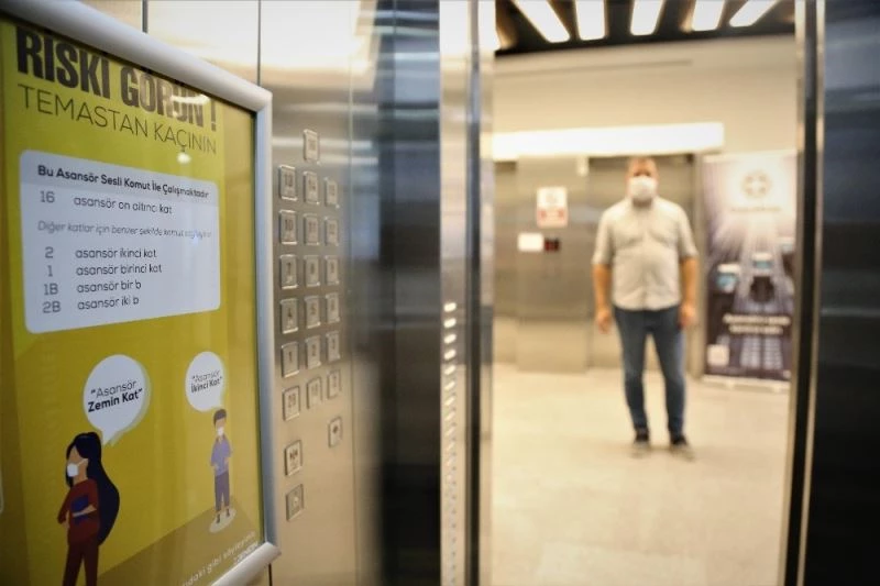 Türk mühendislerinin geliştirdiği temassız asansör ses komutları ile çalışacak
