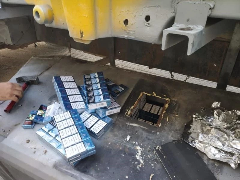 Gümrükte 2 bin 170 paket sigara ele geçirildi
