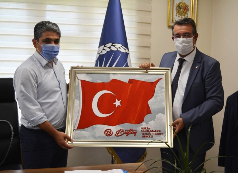BUTTİM Başkanı Şengül, Zabıta Daire Başkanı Muhammed Emin Tarım’ı ziyaret etti
