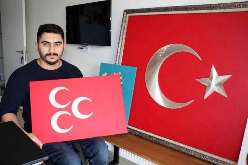 Engelli gazi Ceylan: “Filografi bana engelimi unutturdu”
