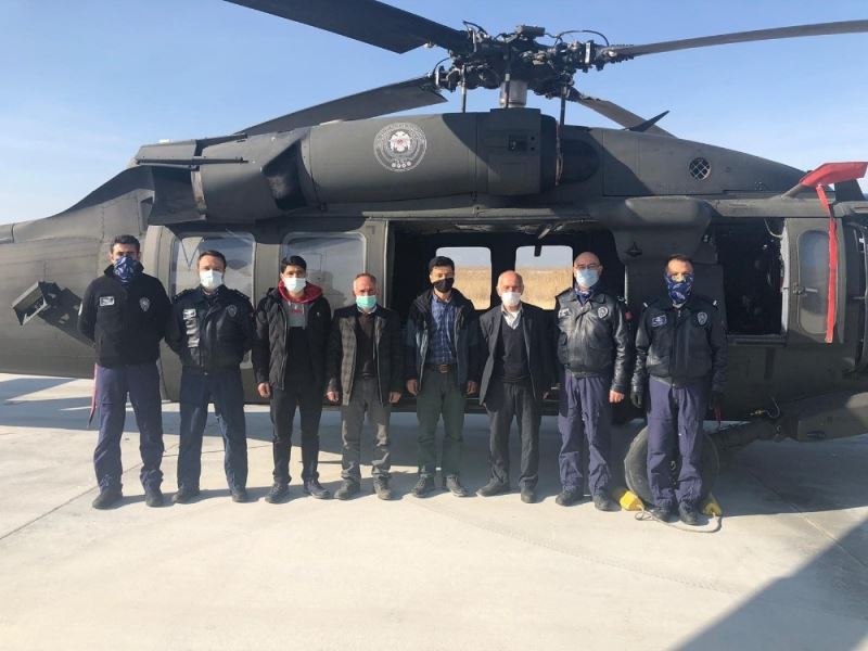 Taburcu olan Kazım Amca’dan pilotlara ziyaret
