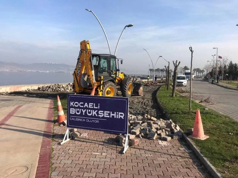 Gölcük Kavaklı Sahil Caddesi’nin çehresi değişecek
