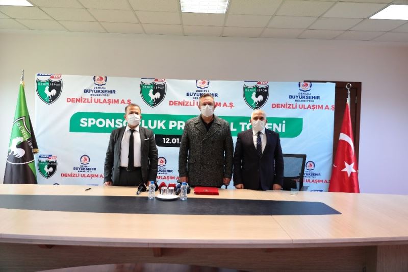 Büyükşehir Ulaşım AŞ’den, Denizlispor’a 3 milyon 750 bin TL’lik sponsorluk

