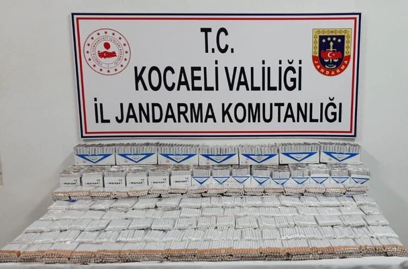Kocaeli’de 13 bin 660 adet makaron ele geçirildi
