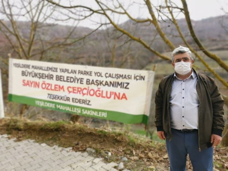 Büyükşehir, Kuyucak Yeşildere Mahallesi’ndeki yol çalışmasını tamamladı
