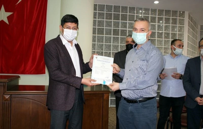 Nazilli Belediyesi personeli Mesleki Yeterlilik Belgelerine kavuştu
