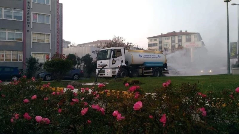 790 bin maske, 10,5 ton dezenfektan kullanıldı
