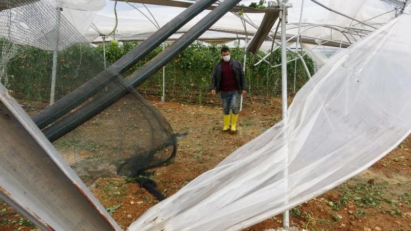 Hortum serayı vurdu
