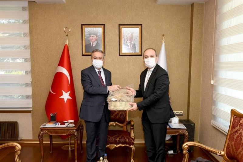 TGKA Genel Müdür Yardımcısı Türkmen, Vali Su’yu ziyaret etti
