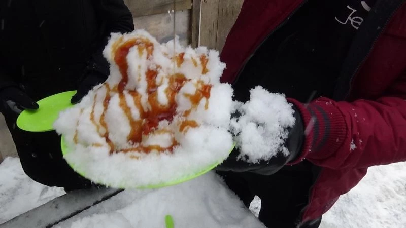 (Özel) Kazdağları’nda kar çileye değil, lezzete dönüyor
