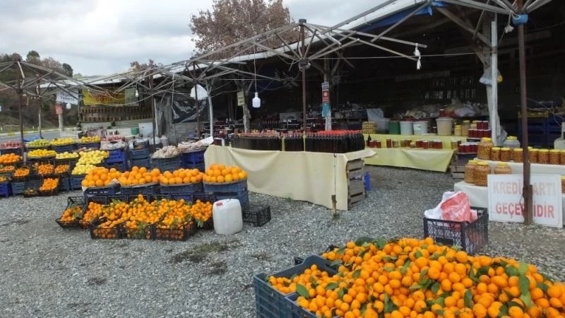 Balıkesir’de pandemi yol kenarında ürünlerini satan köylüleri de etkiledi
