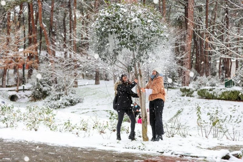 Denizlililer karın keyfini çıkardı
