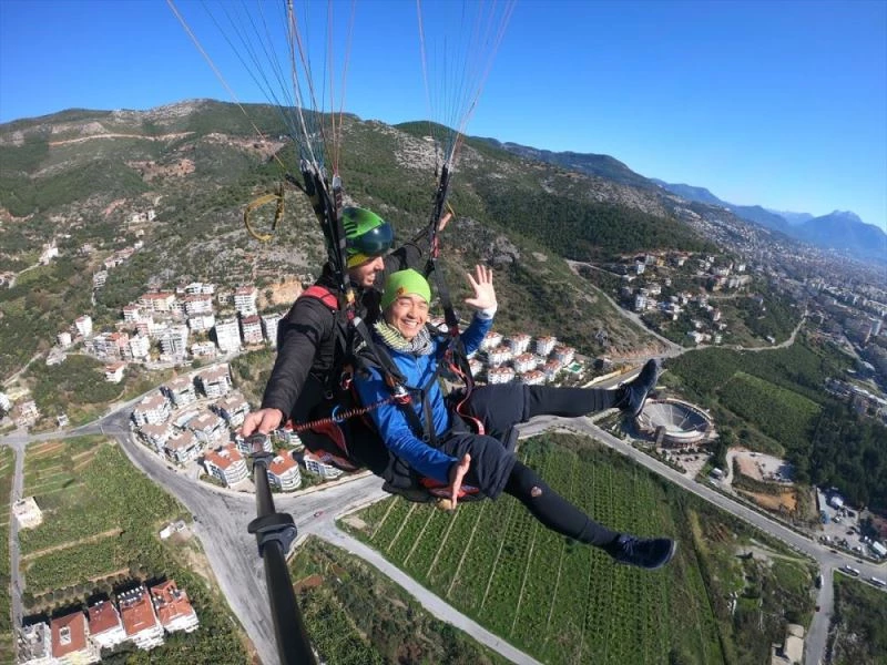 Dünya turuna çıkan Japon turist Alanya