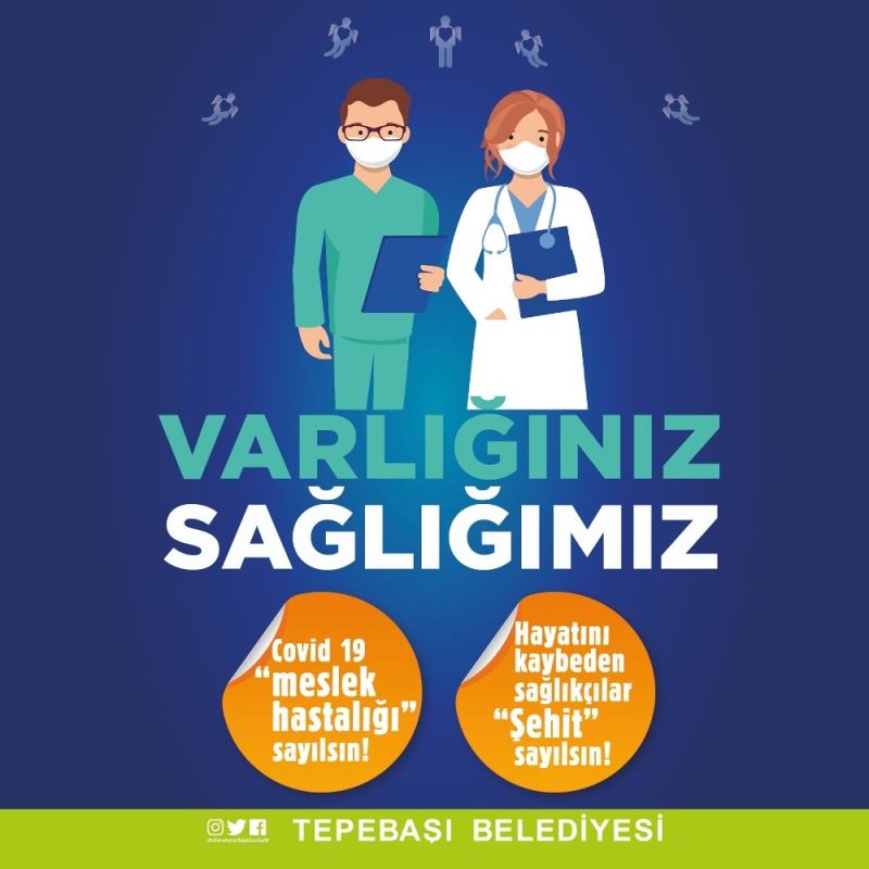 Başkan Ataç’tan sağlık çalışanlarına: “Varlığınız sağlığımızdır”
