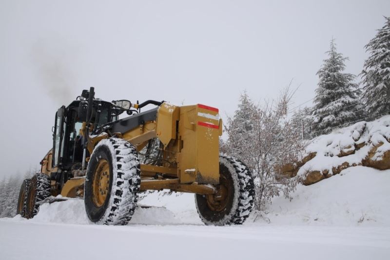 Elazığ’da kar, bir gecede 441 köy yolunu kapattı
