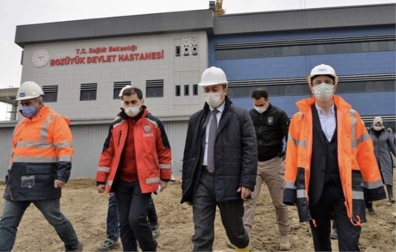 Yeni Bozüyük Devlet Hastanesi inşaatının yüzde 70’i tamamlandı
