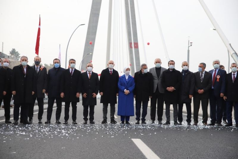 720 milyon lira maliyetli yeni Kömürhan Köprüsü açıldı
