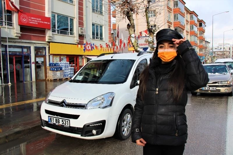 Amasya’nın kamu personeli ‘Şoför Nebahat’i

