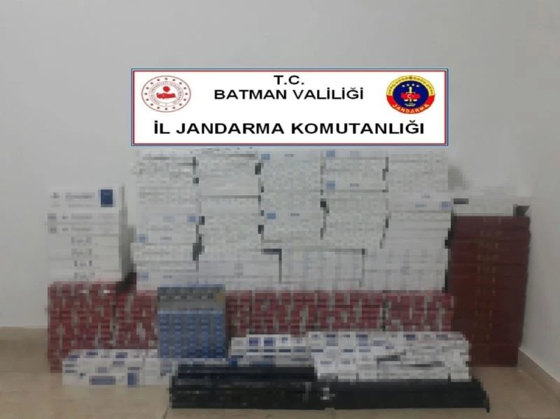 Batman’da 2 bin 567 paket kaçak sigara ele geçirildi
