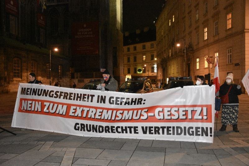 Viyana’da terörle mücadele yasa tasarısı protesto edildi
