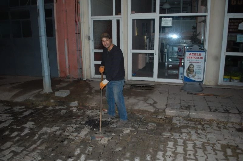 Soğuk günlerin fedakar işçileri
