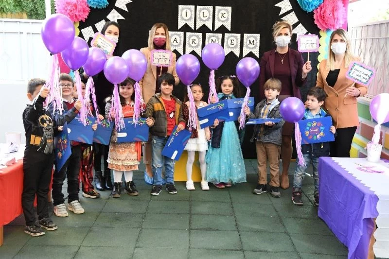 Konyaaltı Belediyesi kreşlerinde karne heyecanı
