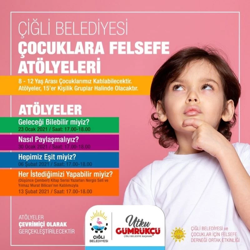 Çiğlili çocuklar Felsefe Günlüğü Atölyesinde buluşuyor
