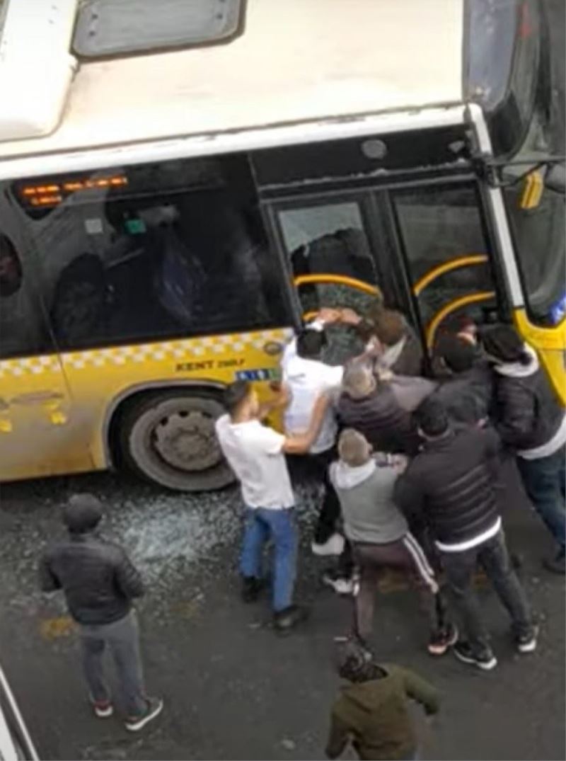 (Özel) İstanbul’da otobüs şoförünü darp eden 3 maganda tutuklandı
