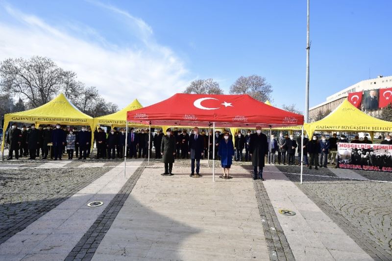 Atatürk’ün Gaziantep’i gelişinin 88. yıl dönümü kutlandı
