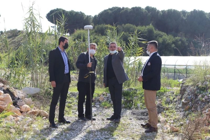 Demre’de 4 mahallede mevcut sulama hattı 15 km uzayacak
