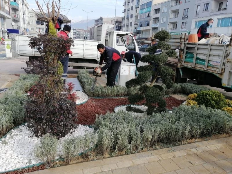 Gürsu caddelerinde yeşilin huzuru
