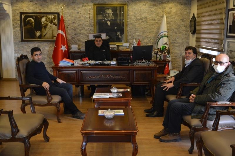 İHA Erzurum Bölge Müdürü Türkez, Belediye Başkanı Demir’i ziyaret etti
