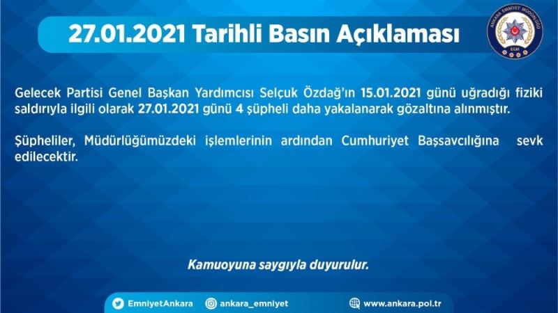 Ankara Emniyet Müdürlüğü: 