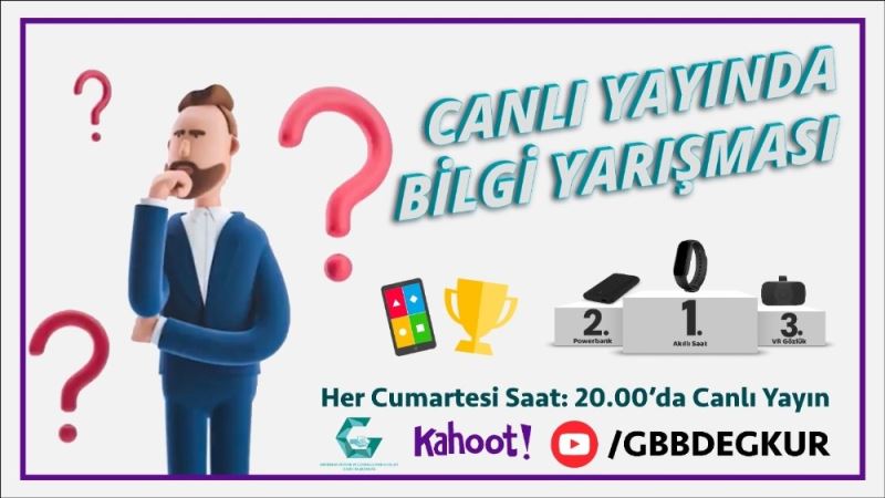 GBB’den genel kültür temalı ödüllü online bilgi yarışması
