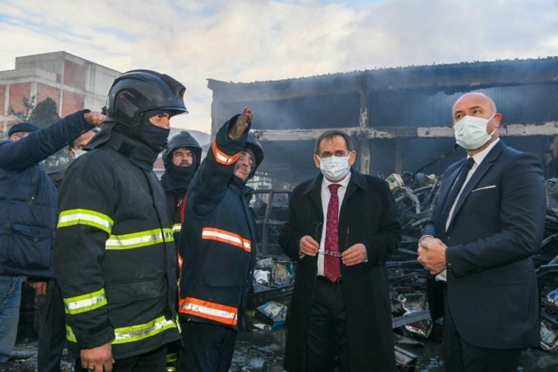 Başkan Demir: “Tesellimiz yangında yaralanma ve ölüm olmaması”
