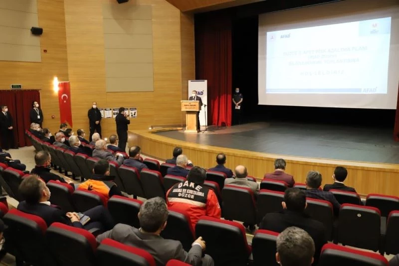 Düzce’de İRAP toplantısı gerçekleştirildi
