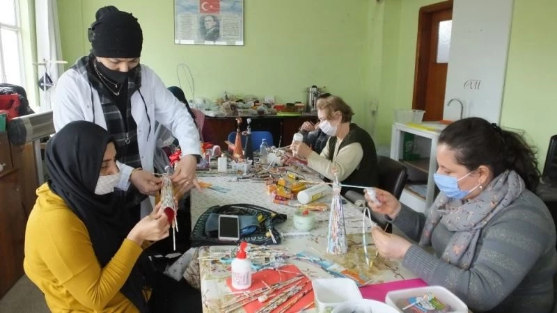 Balıkesir’de evde sıkılan kurslara koştu
