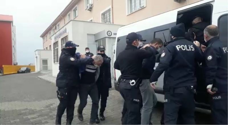 Polislere ateş açan şahıslar adliyeye sevk edildi; ateş etme olayından haberimiz yok dediler
