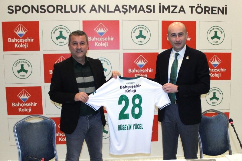 Bahçeşehir Koleji, Giresunspor’un yeni sponsoru oldu
