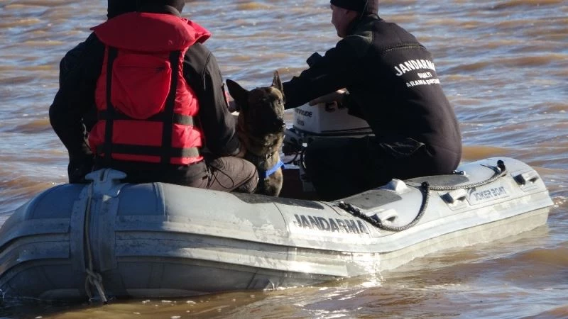 Çanakkale’deki aramalara kadavra köpekleri de katıldı
