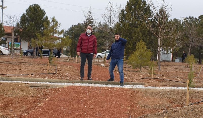 Meram Belediyesi Dutlu Millet Bahçesi’nde revizyon çalışması başlattı
