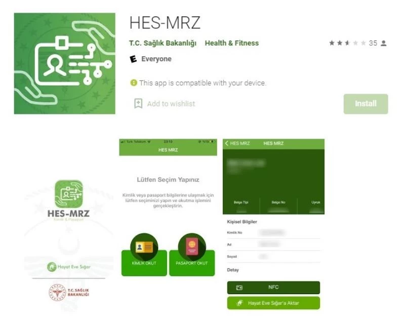 Yabancı uyruklu kişiler, HES MRZ ile HES hesaplarını kolayca oluşturabiliyor
