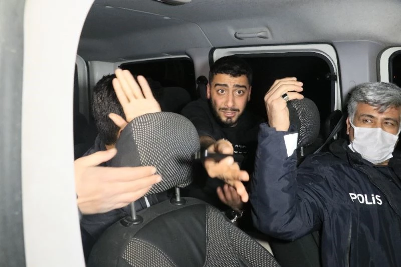 Otomobilden havaya ateş açtılar, polisten kaçarken drenaj kanalına düştüler
