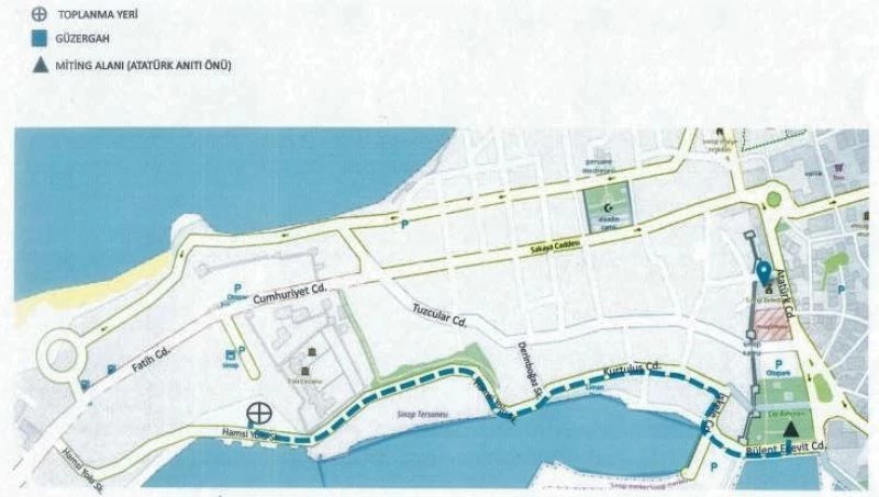 Sinop’ta 2021 yılı toplantı ve yürüyüş güzergahları belirlendi
