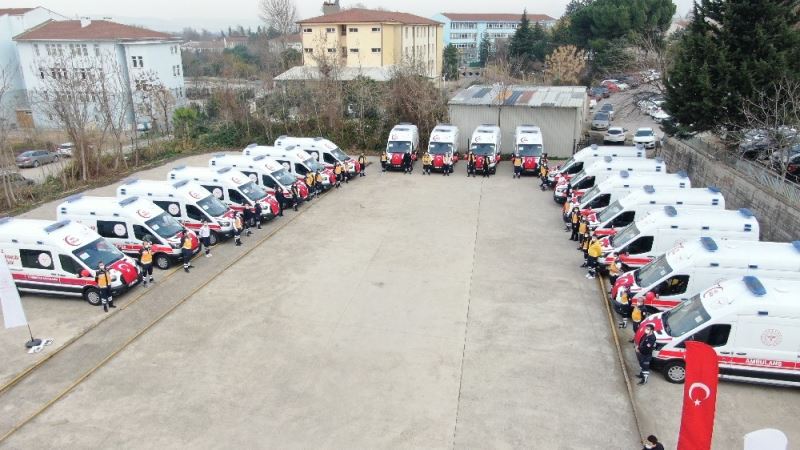 Bursa’ya 18 yeni ambulans
