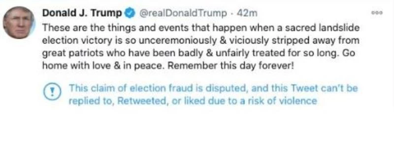 Twitter ve Facebook, Trump’ın hesaplarını askıya aldı
