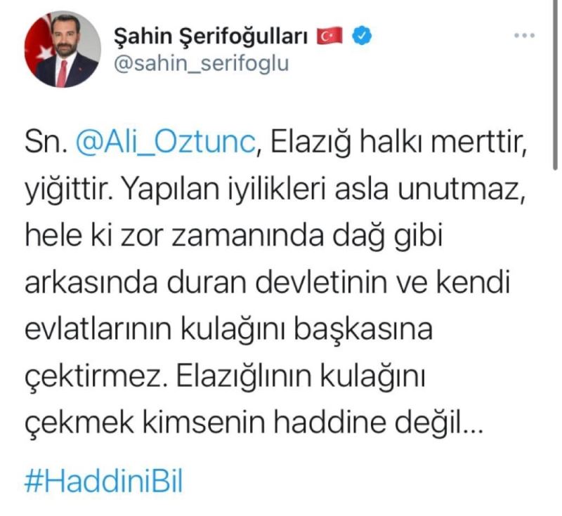 CHP Genel Başkan Yardımcısı Öztunç’a “kulak çekme” tepkisi
