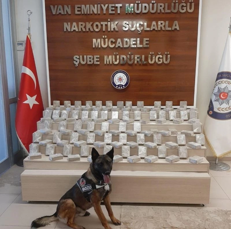 Van’da güvenlik güçleri 2020 yılında 7 ton 897 kilo uyuşturucu ele geçirdi
