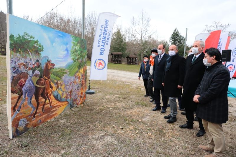 Kazıkbeli kahramanları zaferin 873. yılında unutulmadı
